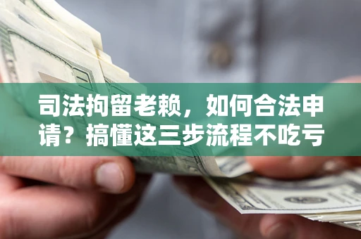 武汉司法拘留老赖，如何合法申请？搞懂这三步流程不吃亏！