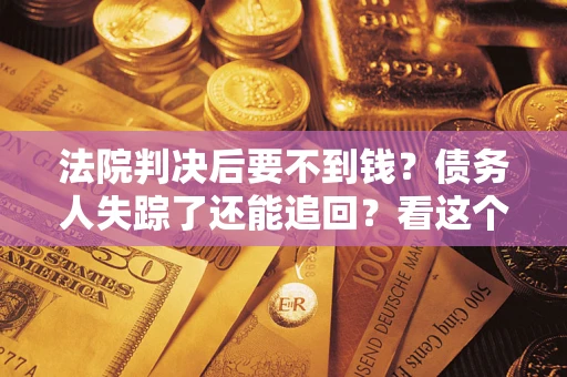 武汉法院判决后要不到钱？债务人失踪了还能追回？看这个方法！