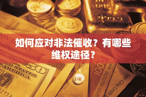 武汉如何应对非法催收？有哪些维权途径？