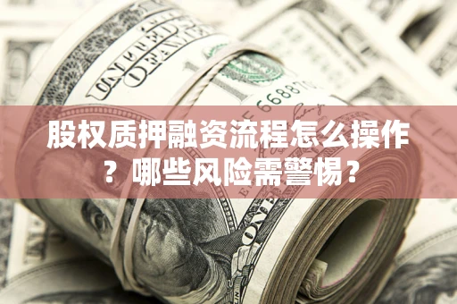 武汉股权质押融资流程怎么操作？哪些风险需警惕？