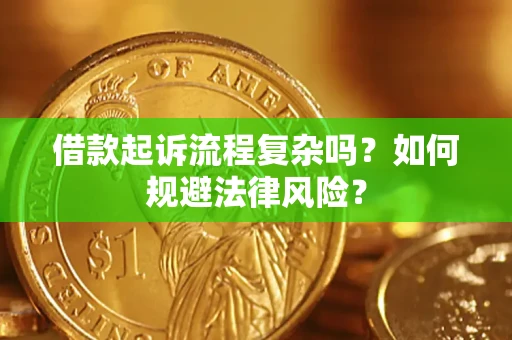 武汉借款起诉流程复杂吗？如何规避法律风险？