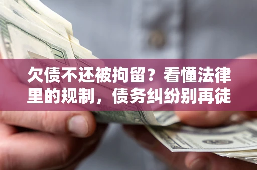 武汉欠债不还被拘留？看懂法律里的规制，债务纠纷别再徒劳奔波