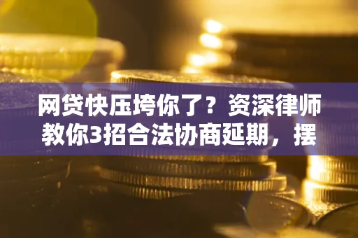 武汉网贷快压垮你了？资深律师教你3招合法协商延期，摆脱暴力催收！