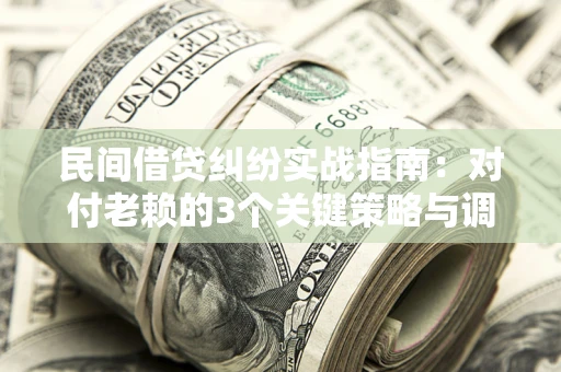 武汉民间借贷纠纷实战指南：对付老赖的3个关键策略与调解盲区解析