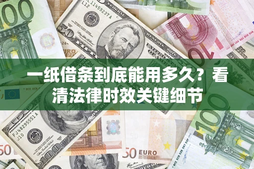 武汉一纸借条到底能用多久？看清法律时效关键细节