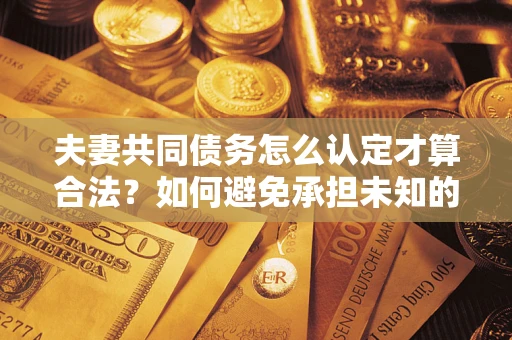 武汉夫妻共同债务怎么认定才算合法？如何避免承担未知的债务风险？