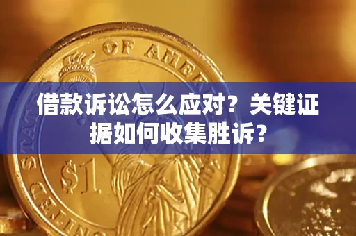 武汉借款诉讼怎么应对？关键证据如何收集胜诉？